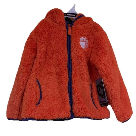 Clemson tigers Sherpa jacket toddler girls 3T new